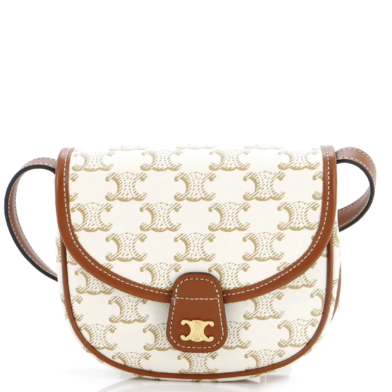 Stylish Bags For Fashion Bloggers With Promotions Besace Flap Bag Triomphe Coated Canvas Mini