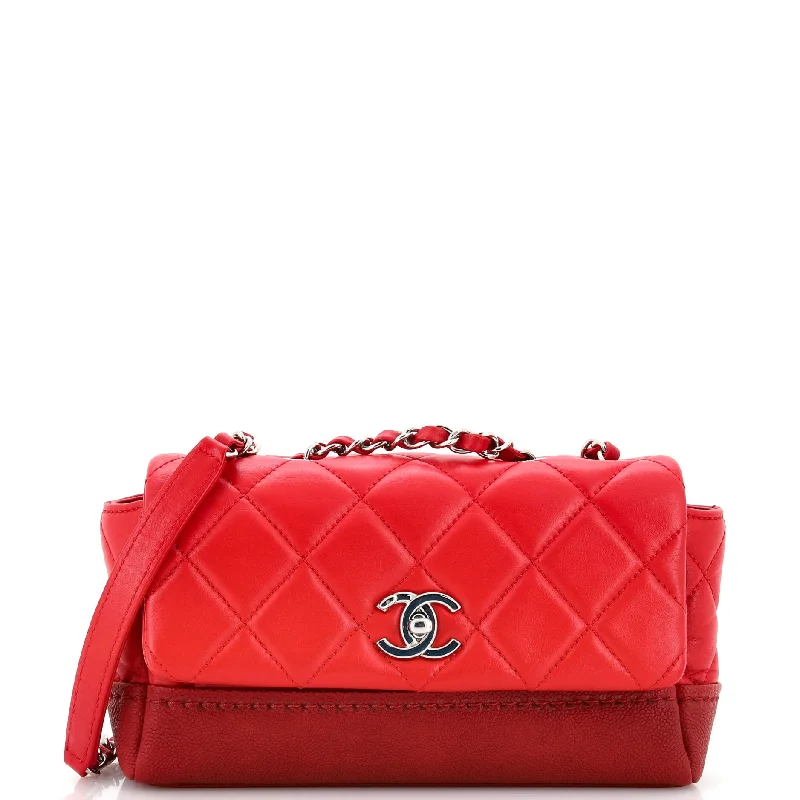 Handbag For Fashion Bi Coco Flap Bag Quilted Lambskin with Caviar Small