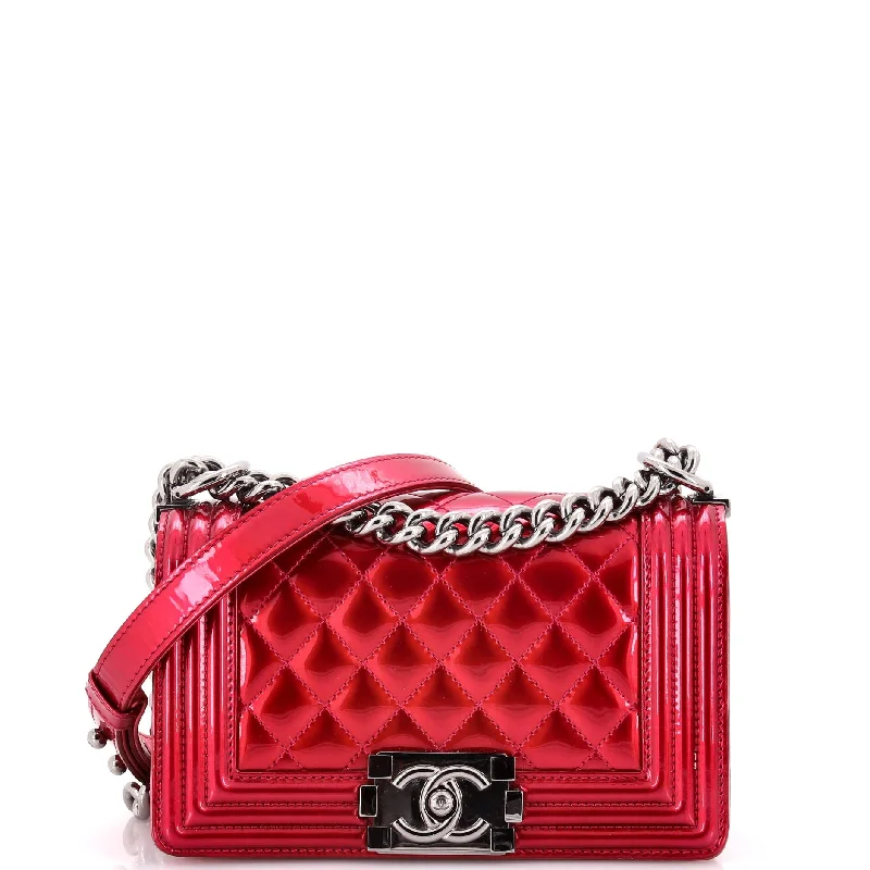 Cyber Monday Discounts On Bags Boy Flap Bag Quilted Patent Small