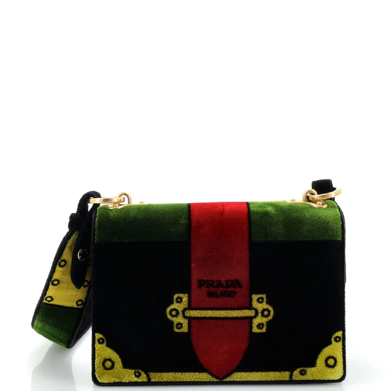 Bag For Modern Fashion Cahier Crossbody Bag Printed Velvet Small