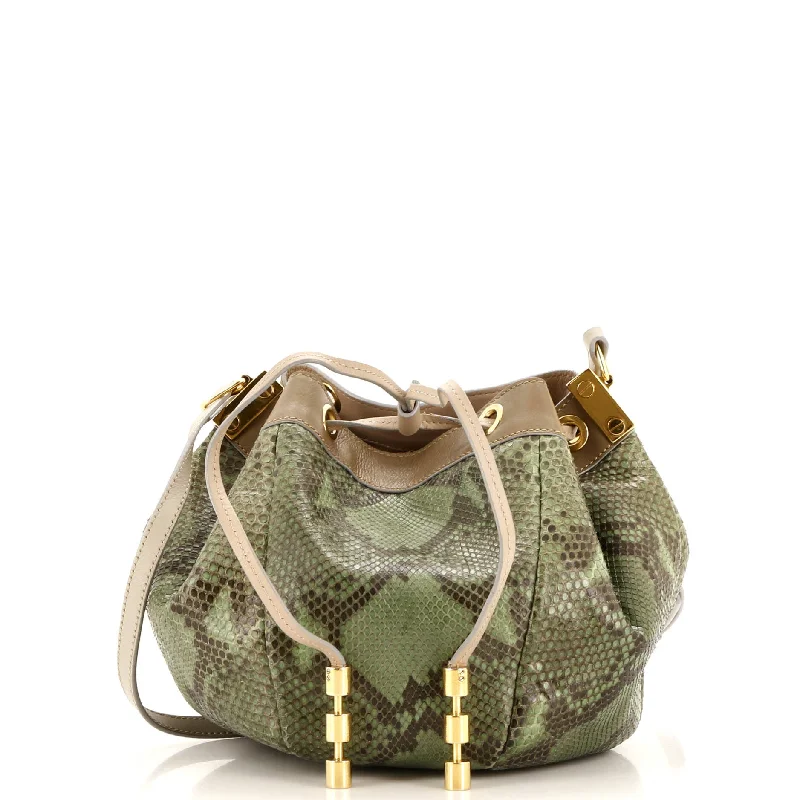 Discounted Designer Bags For Clearance Sale Camille Crossbody Bag Python Small