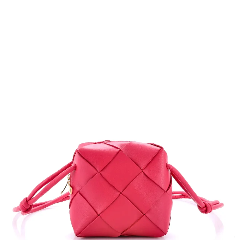 Tsa-Approved Bags For Hassle-Free Airport Security Cassette Camera Crossbody Bag Maxi Intrecciato Leather Mini
