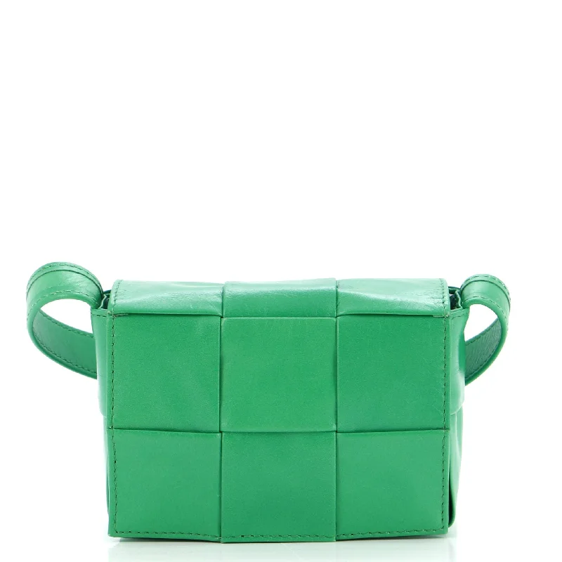 Inspired Bags For Luxury Fashion Lovers Cassette Crossbody Bag Maxi Intrecciato Leather Candy