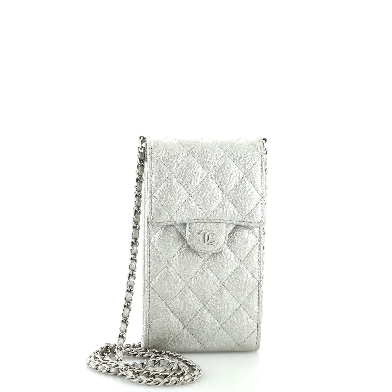 Limited-Time Offer On Trendy Bags CC Flap Phone Holder Crossbody Bag Quilted Caviar