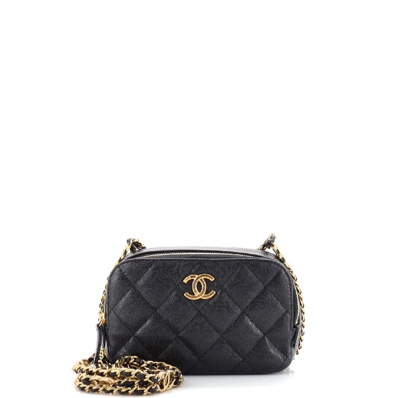 Festive Holiday Gift Bags CC For You Camera Bag Quilted Caviar Mini