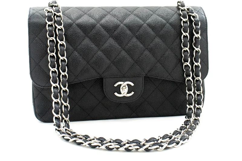Bags For Outdoor Adventures Chanel Double Flap Leather Shoulder Bag (Pre-Owned)