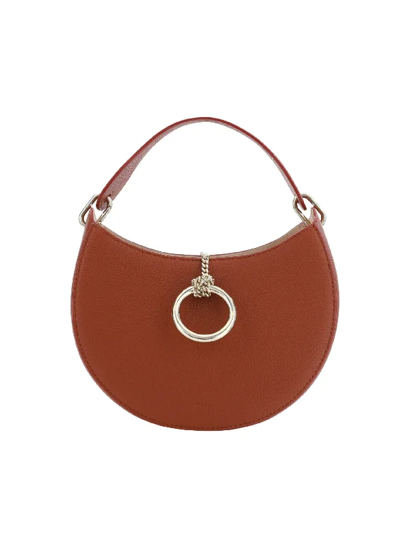 Durable And Fashionable Bags For Daily Use Chloé Brown Leather Small Arlène Shoulder Bag