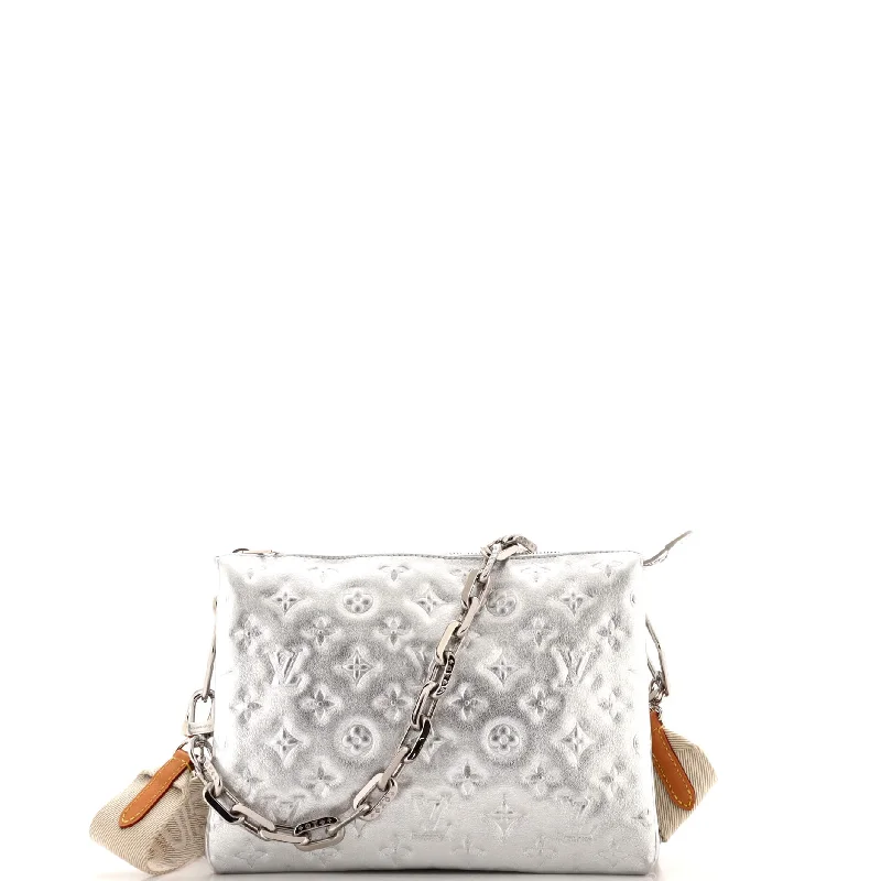 Halloween-Themed Coussin Bag Monogram Embossed Lambskin PM