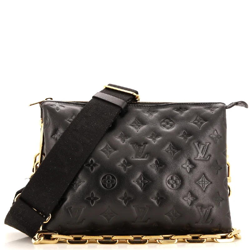 Festival Bags For Concerts And Events Coussin Bag Monogram Embossed Lambskin PM