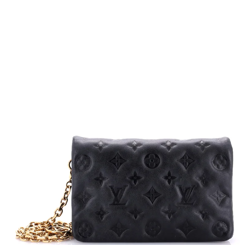 Luxury Bags On Sale Coussin Pochette Monogram Embossed Lambskin