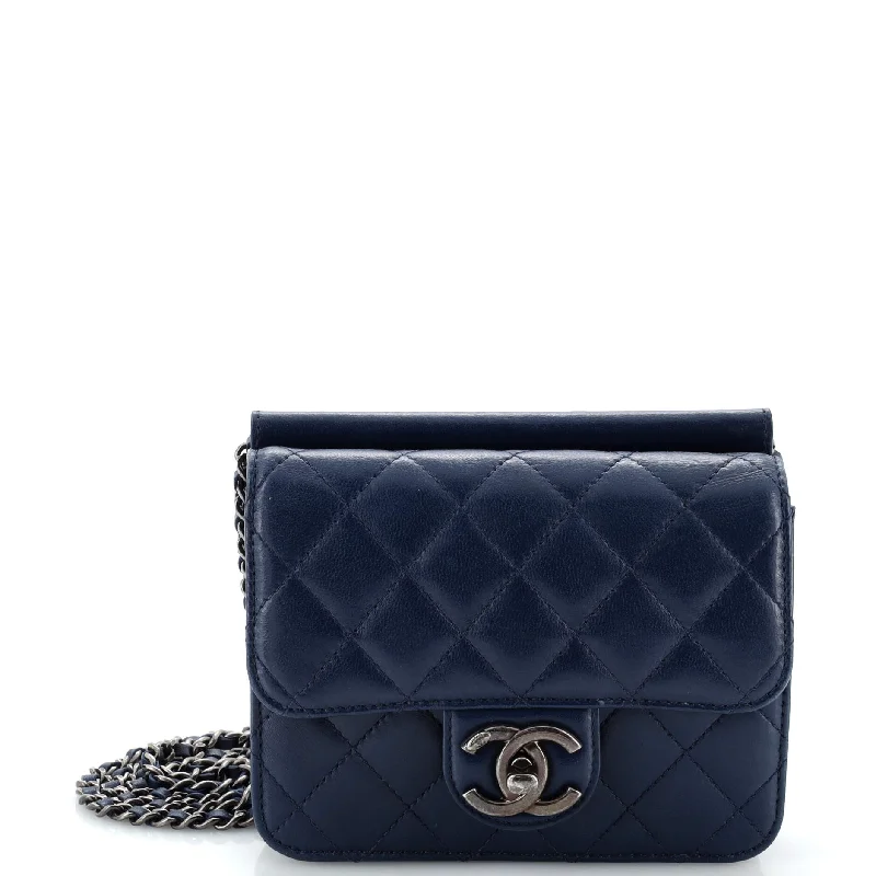 Bags With Discounts Crossing Times Flap Bag Quilted Lambskin Mini
