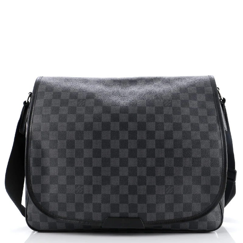 Bags For Sporty And Athletic Styles Daniel Messenger Bag Damier Graphite GM