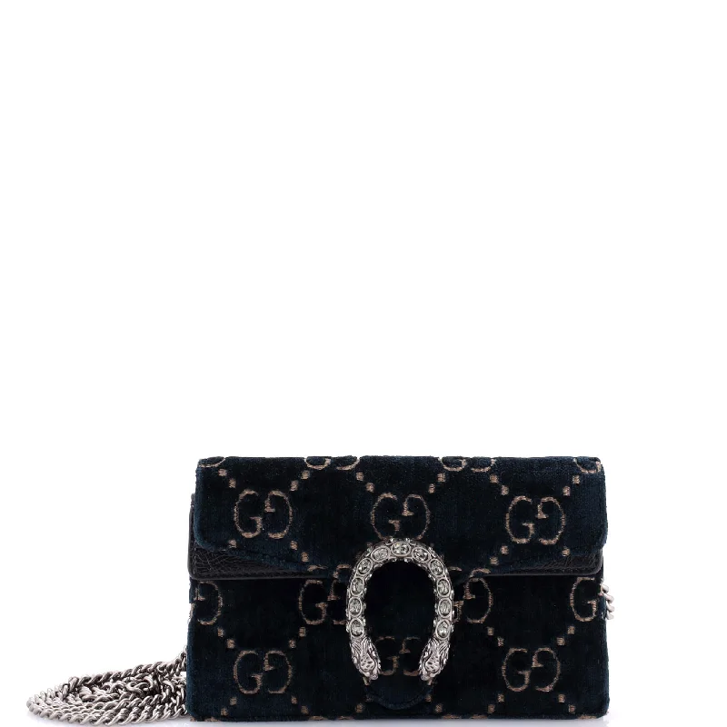 Bags For Outdoor Adventures Dionysus Bag GG Velvet Super Mini