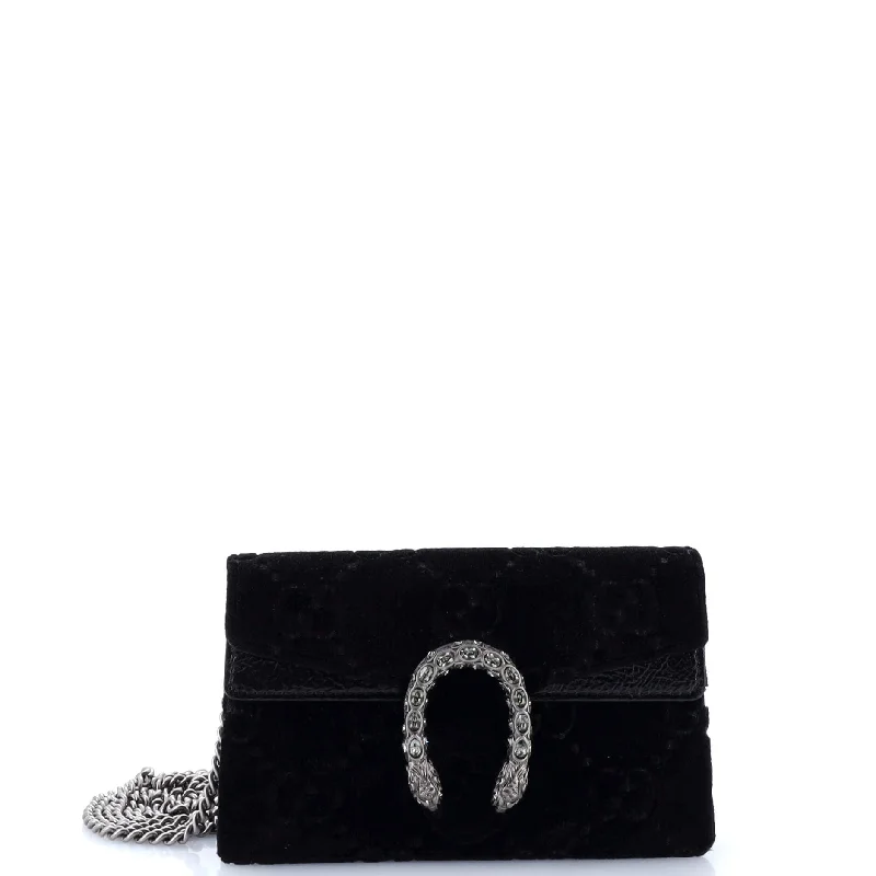 Uxury Designer Handbag Brands Dionysus Bag GG Velvet Super Mini