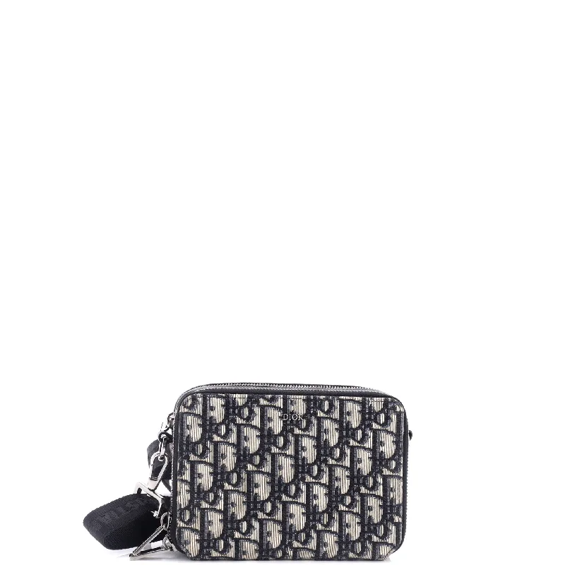 Tsa-Approved Bags For Hassle-Free Airport Security Double Zip Crossbody Pouch Oblique Canvas