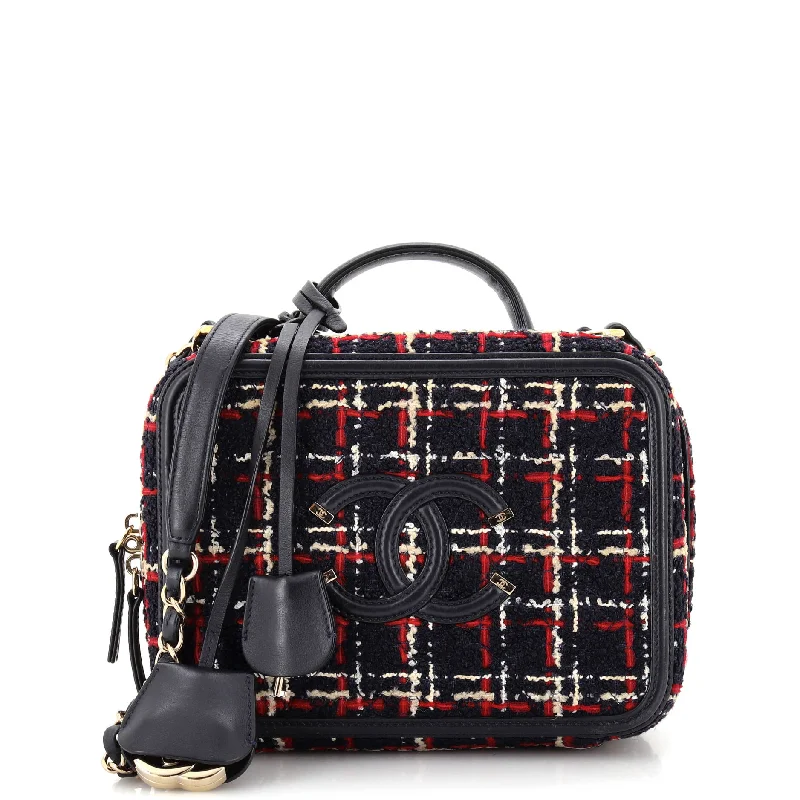 Vibrant Bags With Discounts Filigree Vanity Case Quilted Tweed Medium