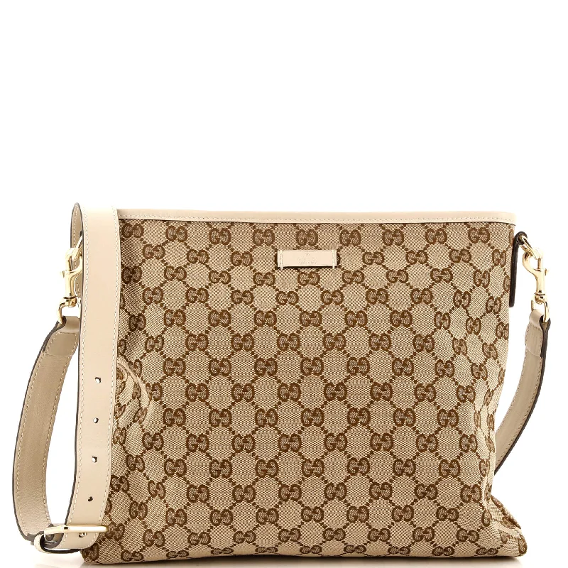 Handbag For Fashion Flat Messenger Bag GG Canvas Medium