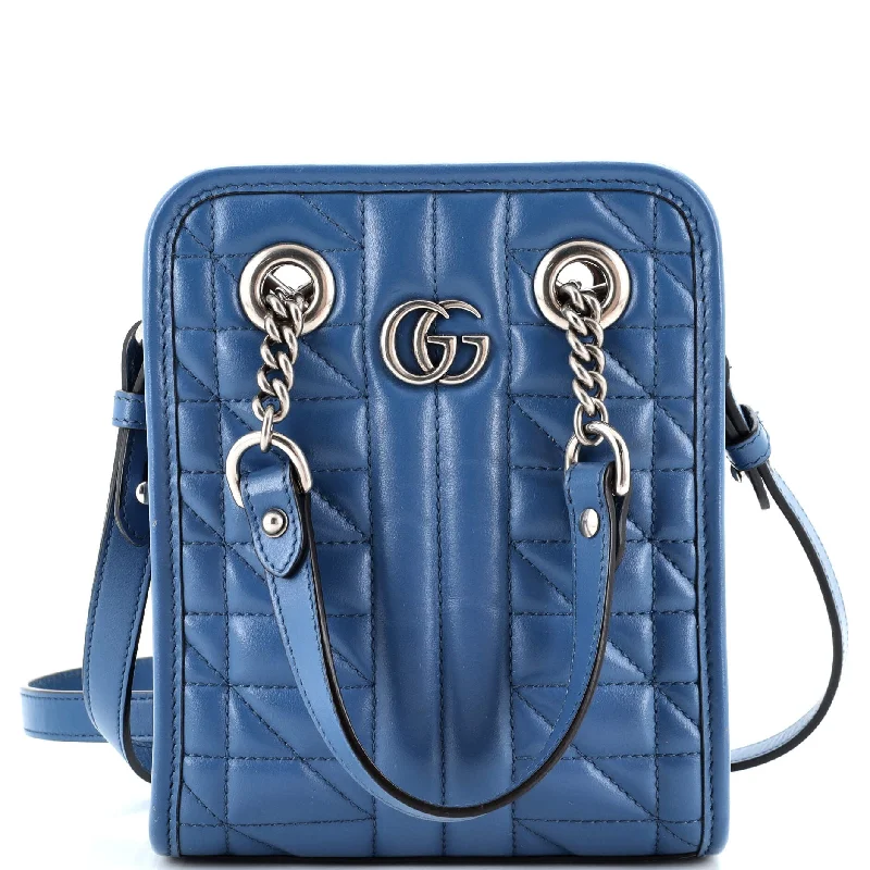 High-Quality Bags GG Marmont Handle Crossbody Bag Matelasse Leather Mini