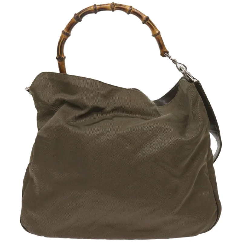 Bags For Personalized Gifts Gucci Bamboo  Synthetic Shoulder Bag (Pre-Owned)