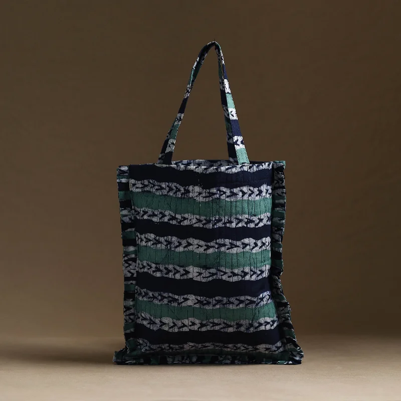 Luxury Seekers Handcrafted Cotton Frill Jhola Bag 11