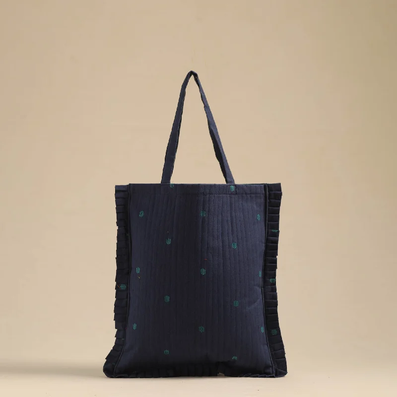 Elegant And On-Sale Evening Bags Handcrafted Cotton Frill Jhola Bag 15