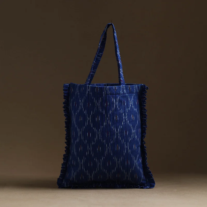Eco-Friendly Bags With Discounts Handcrafted Cotton Frill Jhola Bag 18