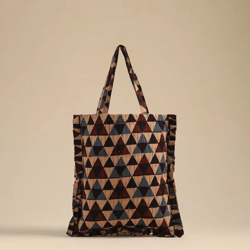 Bag For Modern Fashion Handcrafted Cotton Frill Jhola Bag 23