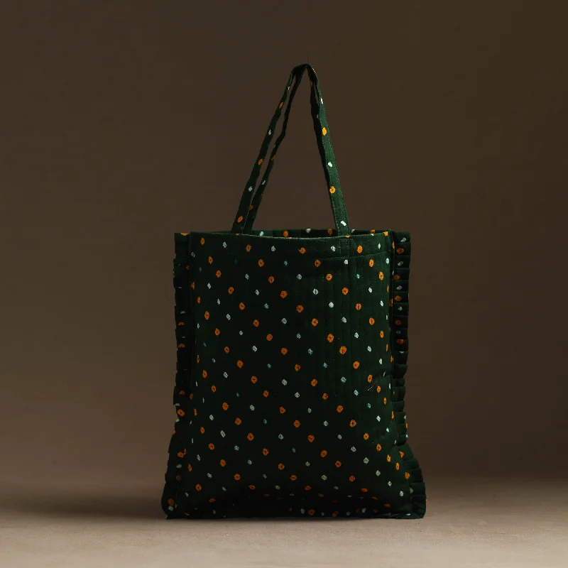 Inspired Bags For Affordable Luxury Handcrafted Cotton Frill Jhola Bag 23