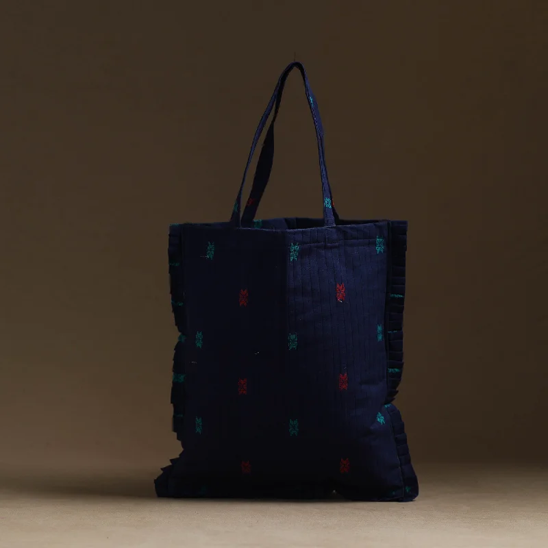 Black Friday And Cyber Monday Bag Deals Handcrafted Cotton Frill Jhola Bag 26
