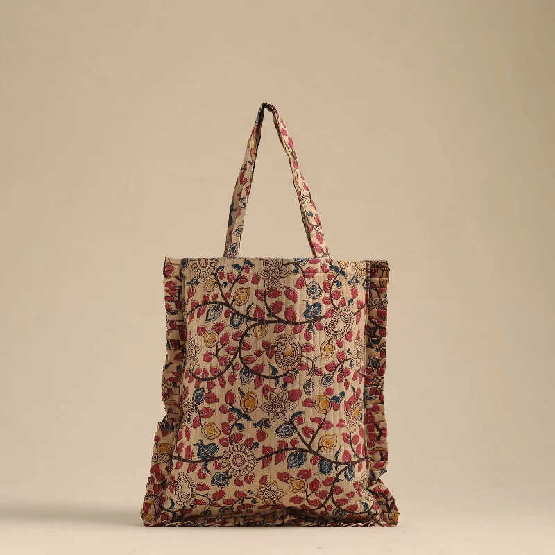 Festival Bags For Concerts And Events Beige - Handcrafted Cotton Frill Jhola Bag 30 Festival Bags For Concerts And Events Beige - Handcrafted Cotton Frill Jhola Bag 30