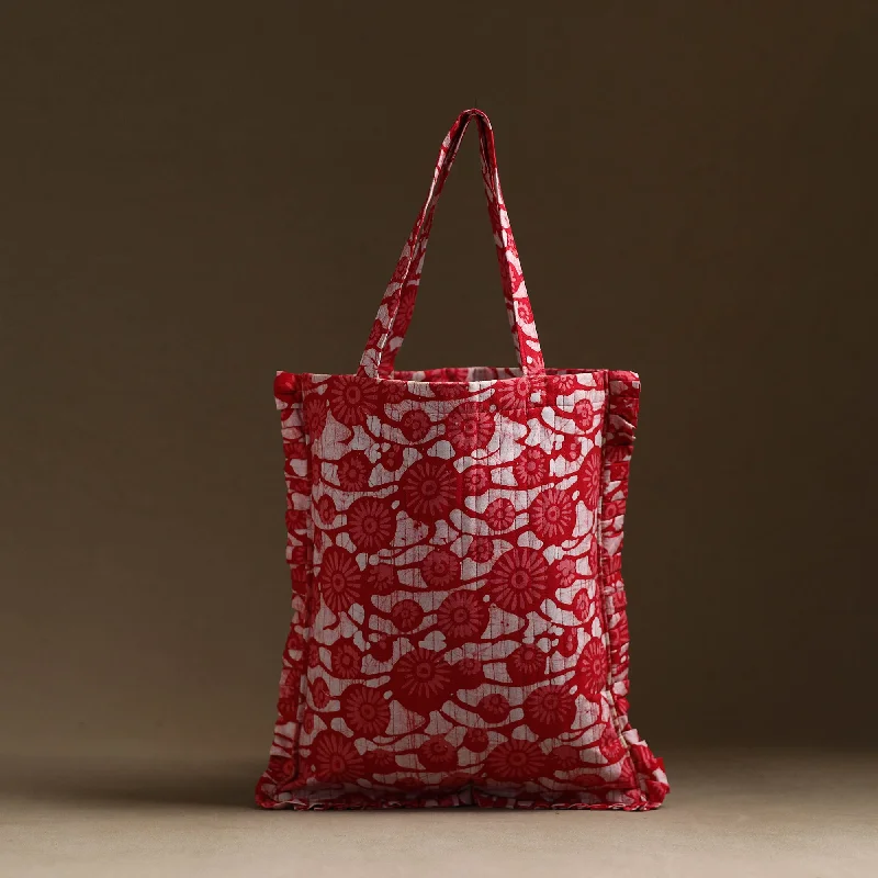 Designer-Inspired Bags At Budget-Friendly Prices Handcrafted Cotton Frill Jhola Bag 34 Designer-Inspired Bags At Budget-Friendly Prices Handcrafted Cotton Frill Jhola Bag 34