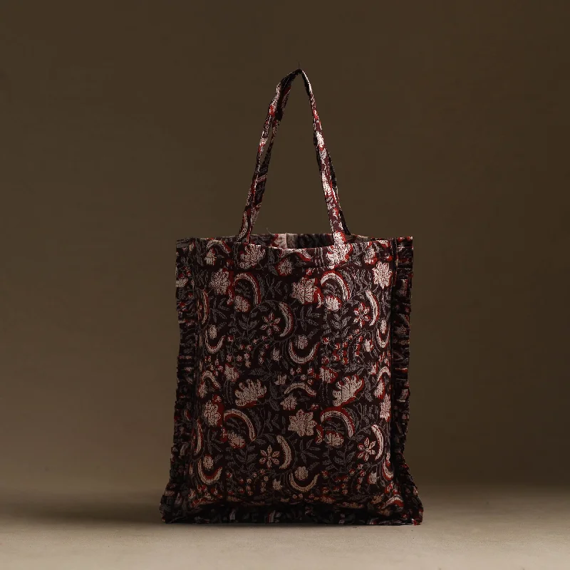 Durable And Fashionable Bags For Daily Use Handcrafted Cotton Frill Jhola Bag 35