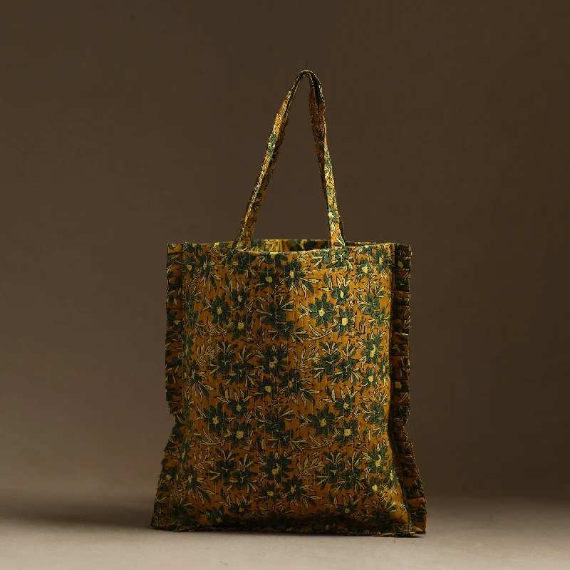 Luxurious Bags With Limited-Time Offers Handcrafted Cotton Frill Jhola Bag 40