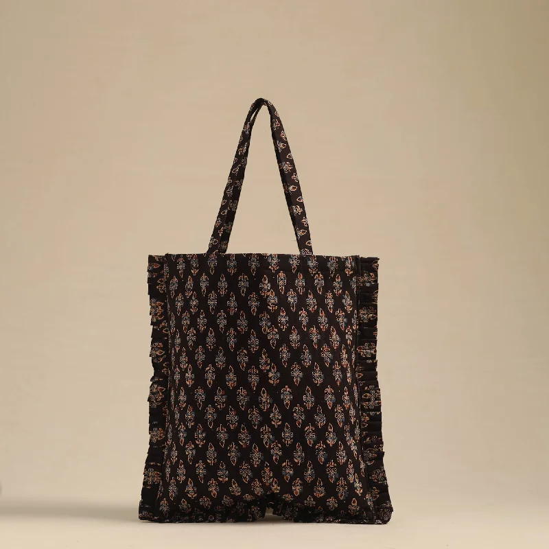 Lightweight Bags With Clearance Prices Handcrafted Cotton Frill Jhola Bag 41