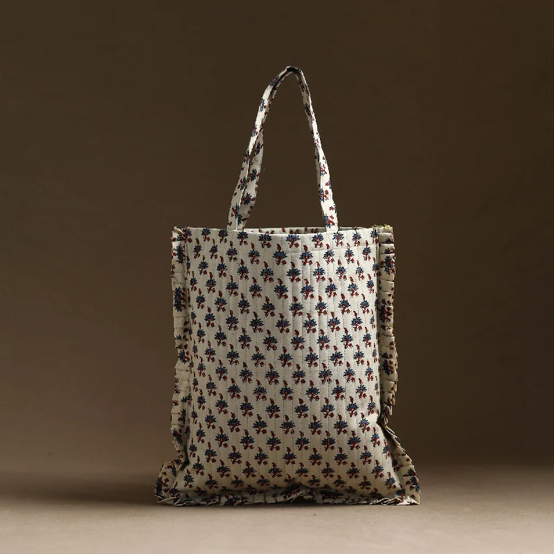 Genuine Bags On Clearance Sale Handcrafted Cotton Frill Jhola Bag 41