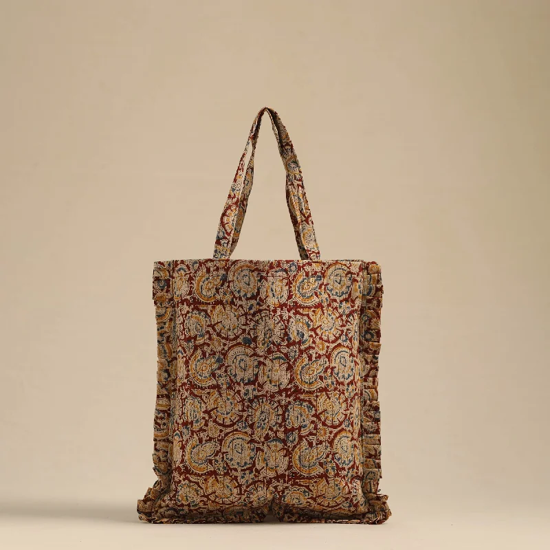 Wholesale Bags For Resellers Handcrafted Cotton Frill Jhola Bag 51