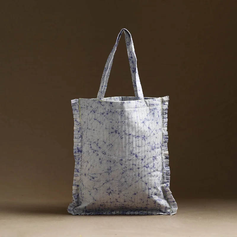 Discounted Designer Bags For Clearance Sale Handcrafted Cotton Frill Jhola Bag 51