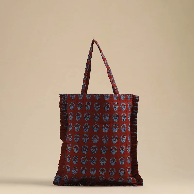 Valentine's Day Handcrafted Cotton Frill Jhola Bag 53