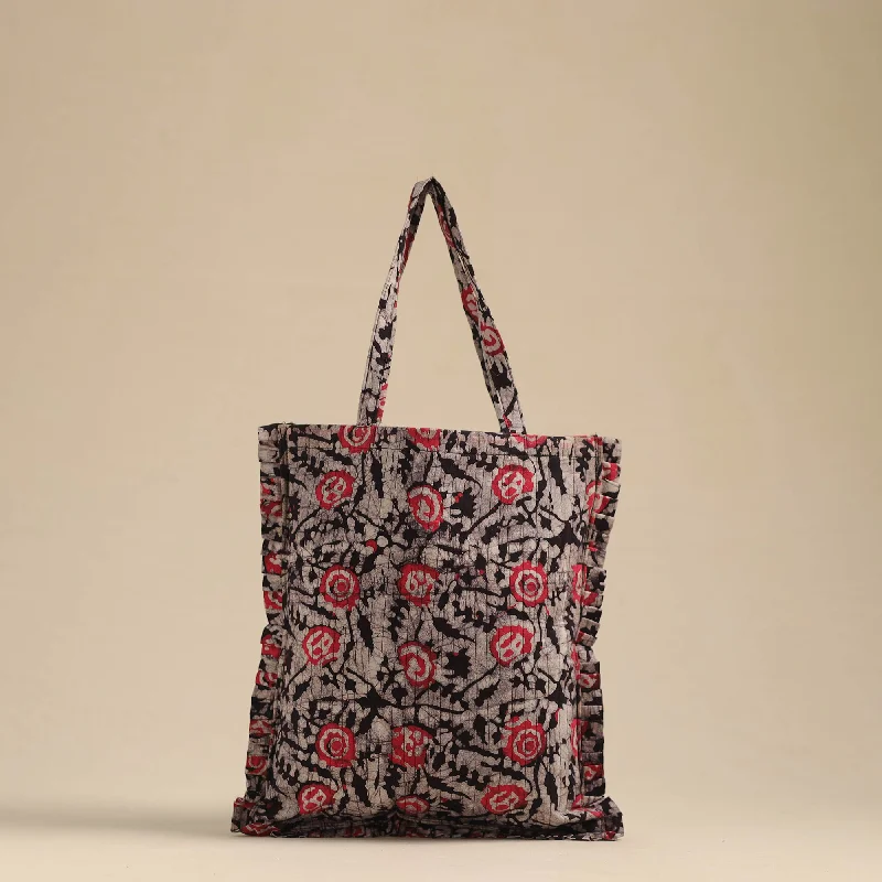 Inspired Bags For Modern Sophistication Handcrafted Cotton Frill Jhola Bag 55