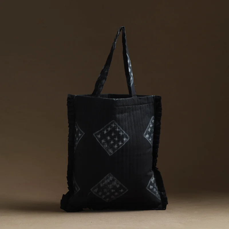 Affordable Bags For Budget Shoppers Handcrafted Cotton Frill Jhola Bag 65