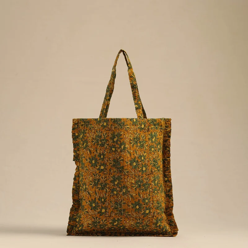 Professional Bags With Office Discounts Handcrafted Cotton Frill Jhola Bag 66