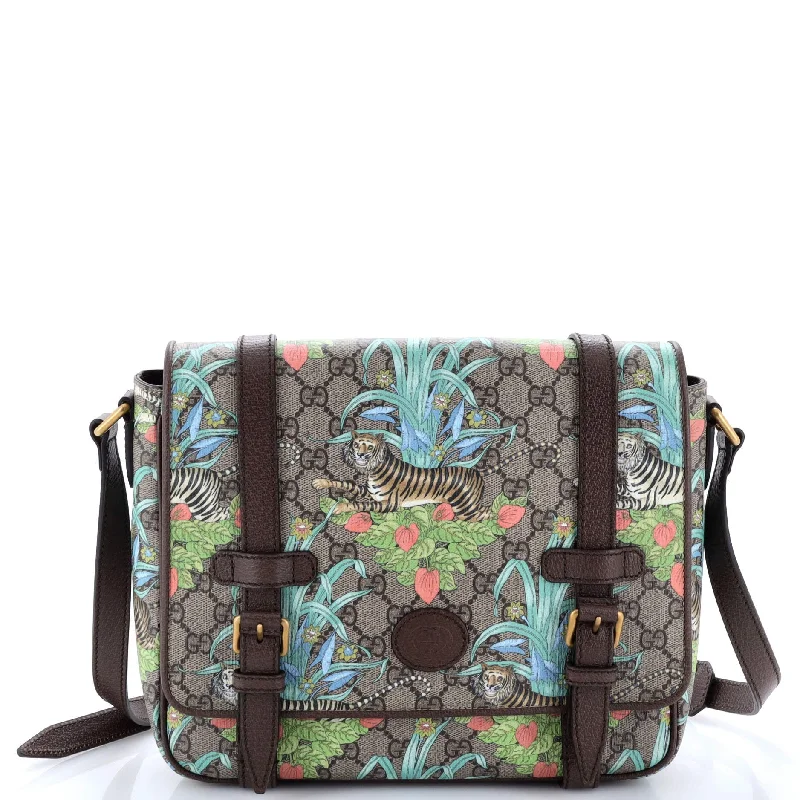 Bags With Discounts Interlocking G Patch Messenger Bag Printed GG Coated Canvas Medium Bags With Discounts Interlocking G Patch Messenger Bag Printed GG Coated Canvas Medium