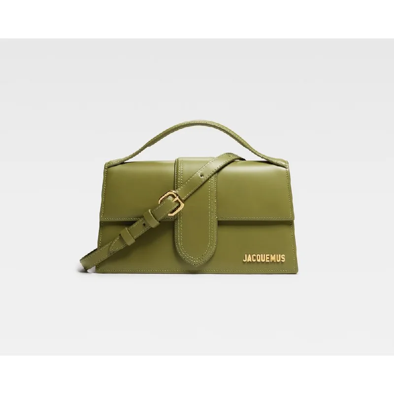 Designer Bags For Luxury Collectors Jacquemus Green Leather Crossbody Bag