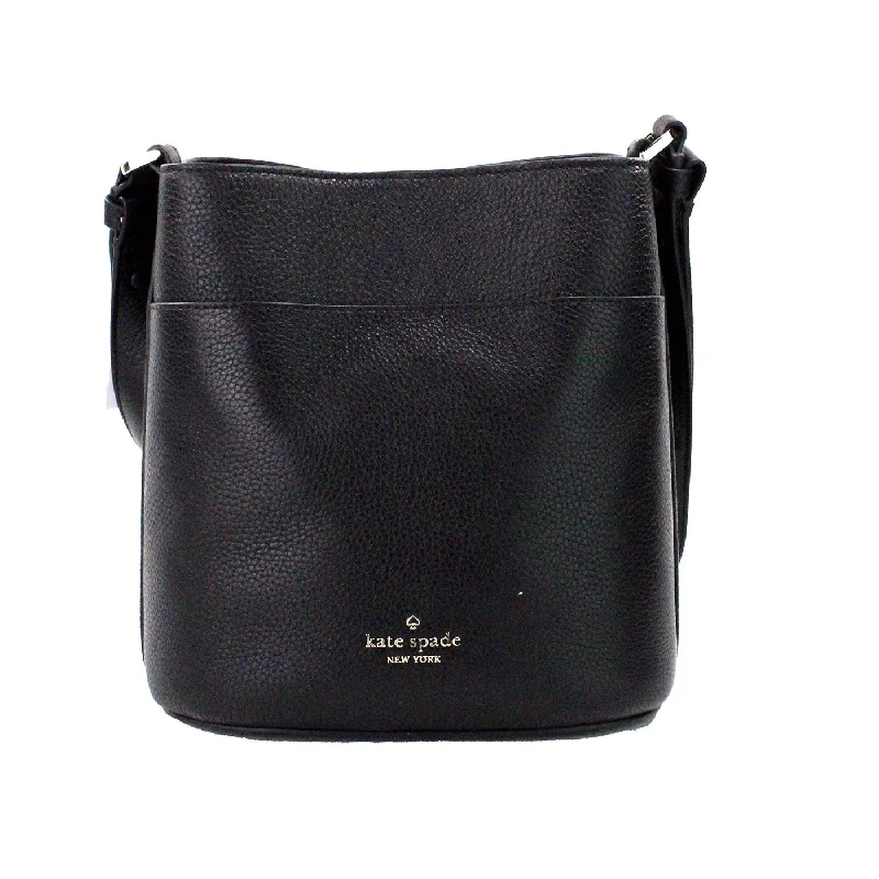 Professional Bags With Office Discounts Kate Spade Leila Small Black Pebbled Leather Bucket Shoulder Crossbody Bag Professional Bags With Office Discounts Kate Spade Leila Small Black Pebbled Leather Bucket Shoulder Crossbody Bag