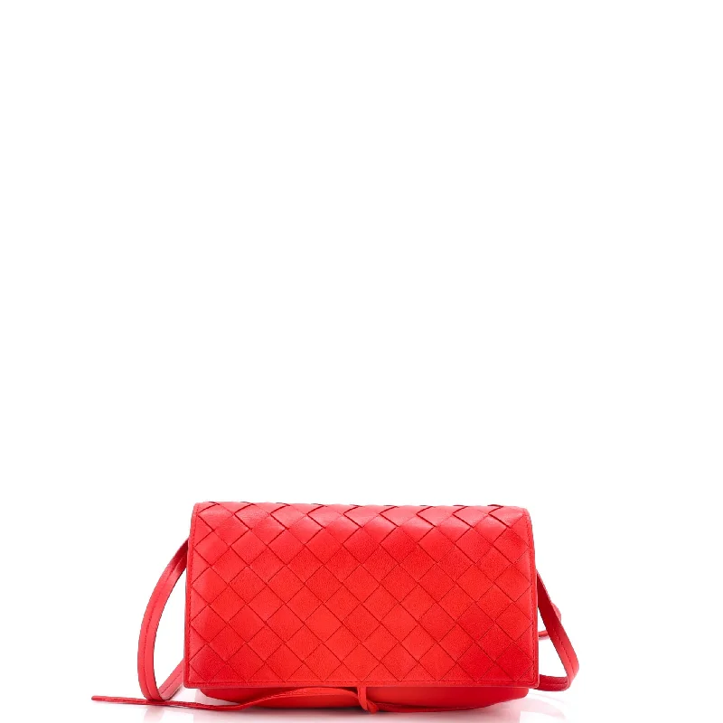 Compact Bags For Minimalist Travelers Knot Flap Crossbody Intrecciato Nappa Small
