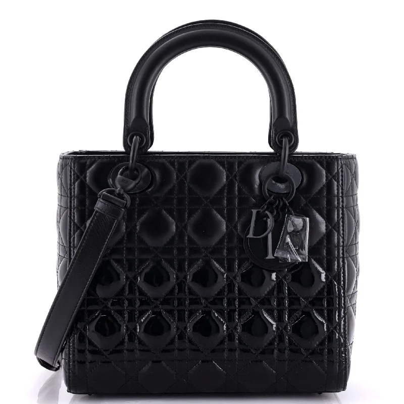 Cozy Handbags With Clearance Prices Lady Dior Bag Cannage Quilt Gradient Patent Medium
