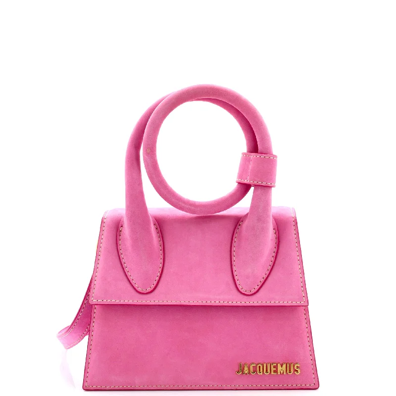 Cozy Handbags With Clearance Prices Le Chiquito Noeud Bag Suede