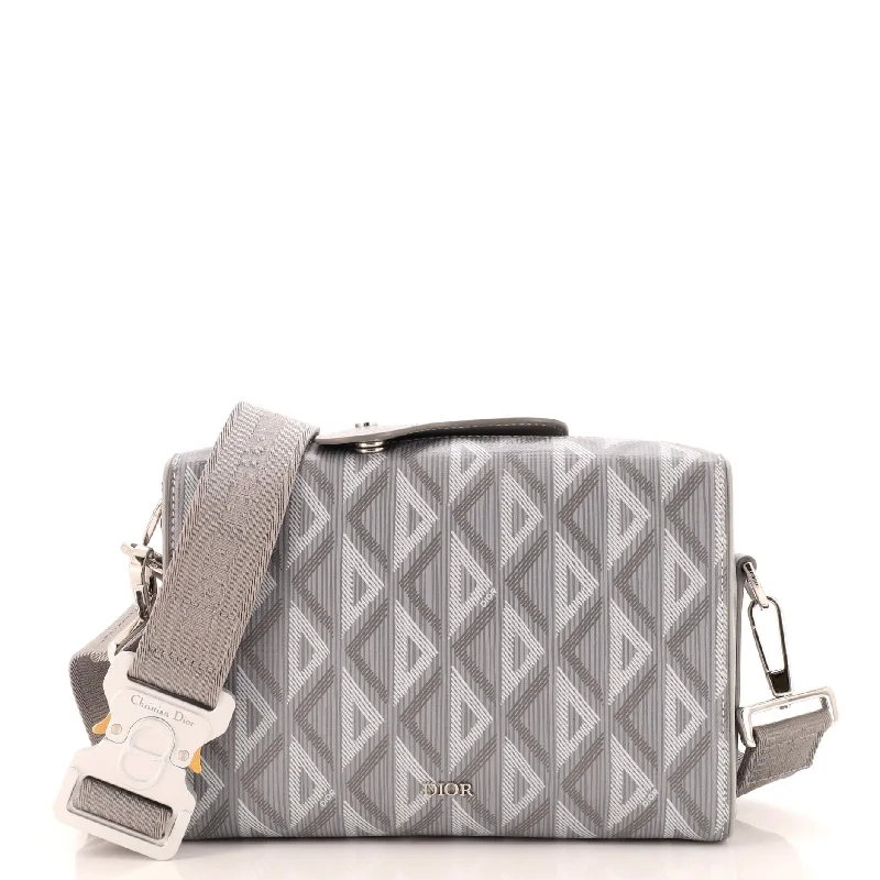 Trendy And Discounted Designer Handbags Lingot Messenger Bag CD Diamond Coated Canvas
