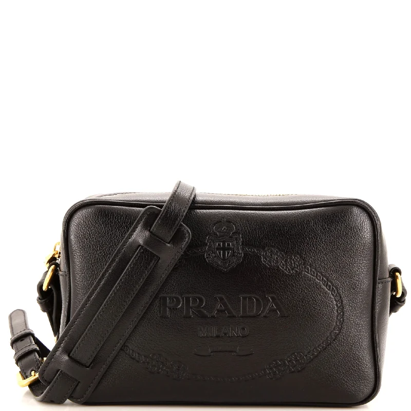 Affordable Bags For Budget Shoppers Logo Camera Bag Embossed Leather Small