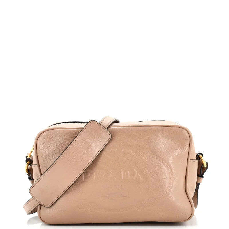 Scratch-Resistant And Luxury Sale Bags Logo Camera Bag Embossed Leather Small